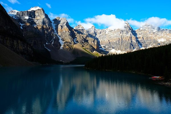 Emerald Lake Banff BC balanced